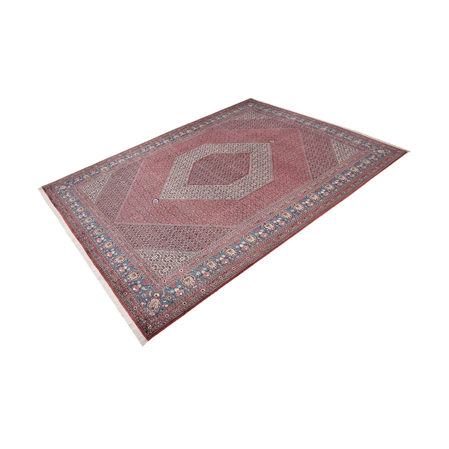 Tappeto Persero - Bidjar - 395 x 302 cm - rosso scuro