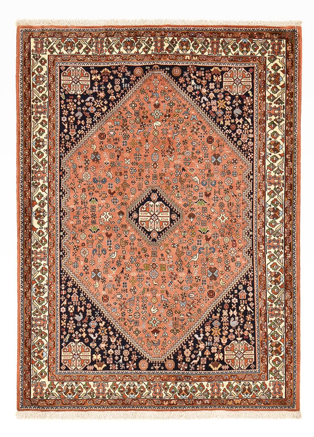 Tappeto Gabbeh - Kashkuli Persero - 197 x 145 cm - rosso chiaro