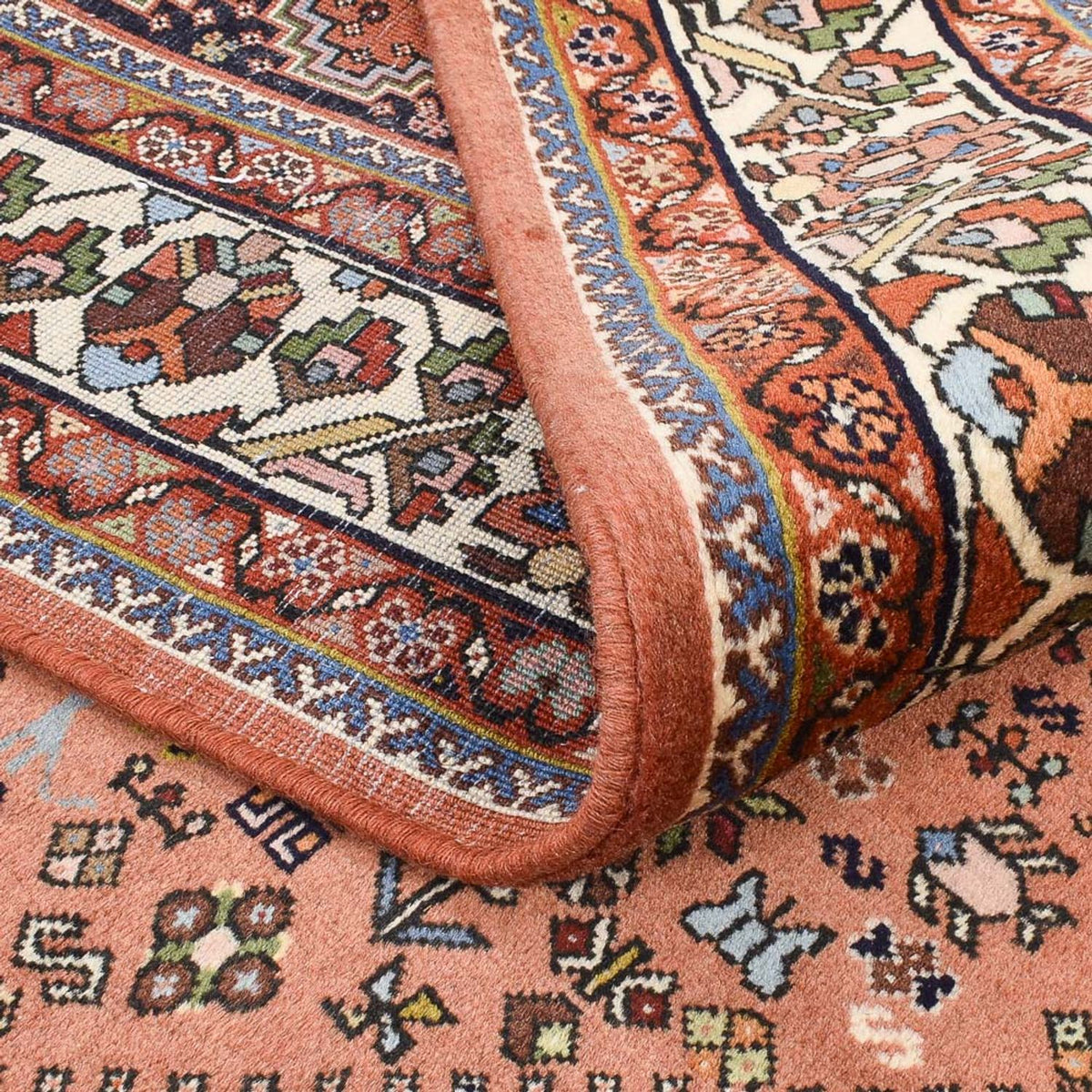 Tappeto Gabbeh - Kashkuli Persero - 197 x 145 cm - rosso chiaro