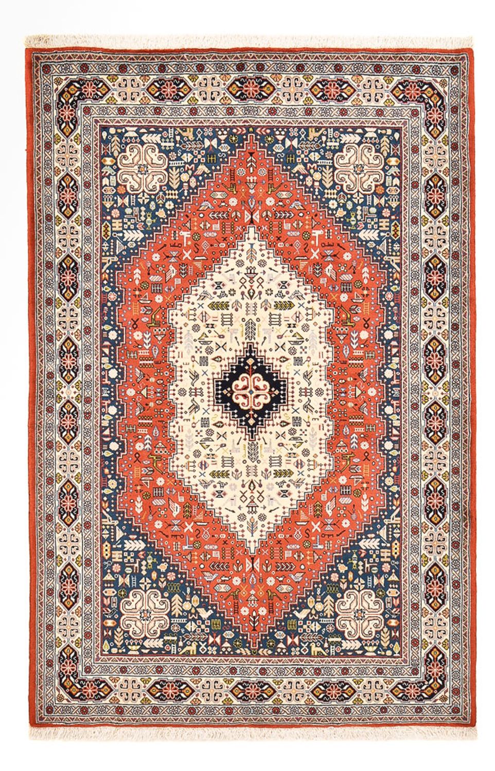 Tappeto Gabbeh - Kashkuli Persero - 206 x 137 cm - multicolore