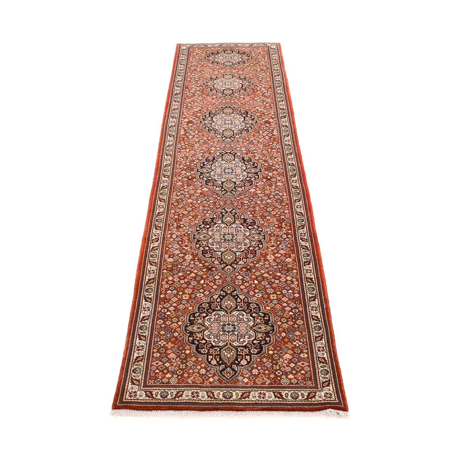 Tappeto corsia Tappeto Persero - Ghom - 310 x 79 cm - beige scuro