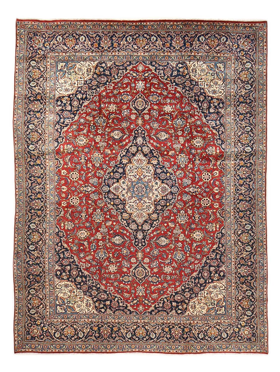 Tappeto Persero - Keshan - Reale - 437 x 318 cm - rosso