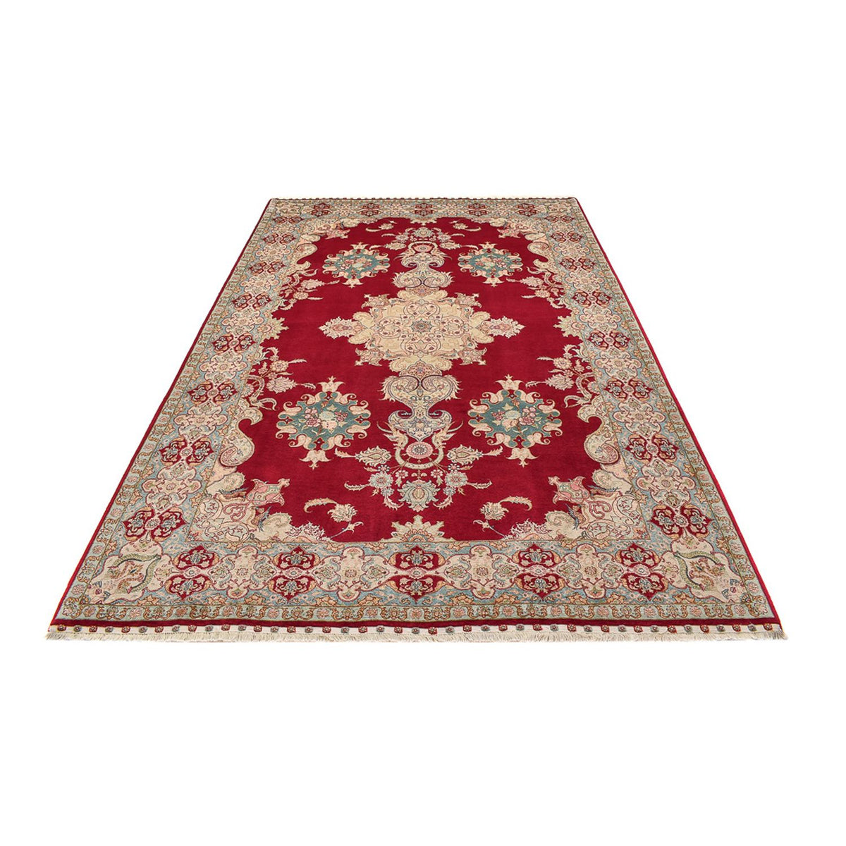 Tappeto Persero - Tabriz - Reale - 310 x 204 cm - rosso
