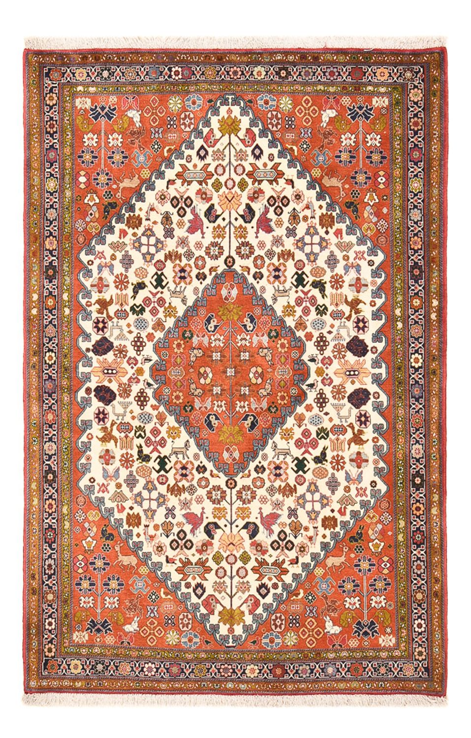 Tappeto Gabbeh - Kashkuli Persero - 194 x 130 cm - multicolore