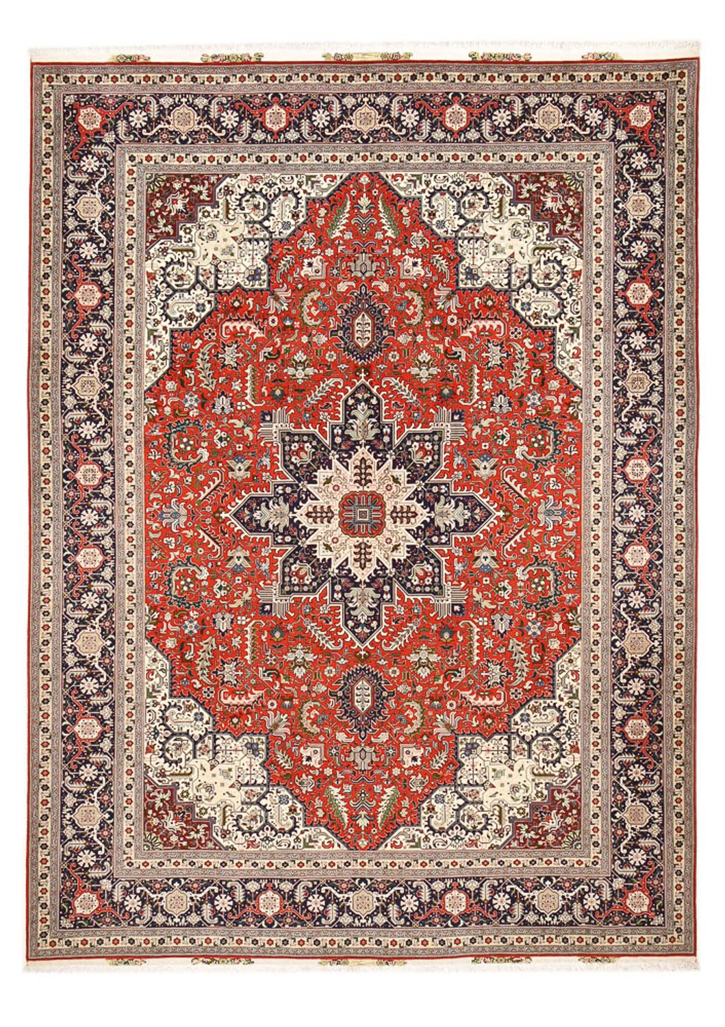 Tappeto Persero - Tabriz - Reale - 403 x 302 cm - rosso