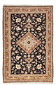 Qom Tappeto 70x105cm - Tappeto persiano - blu scuro