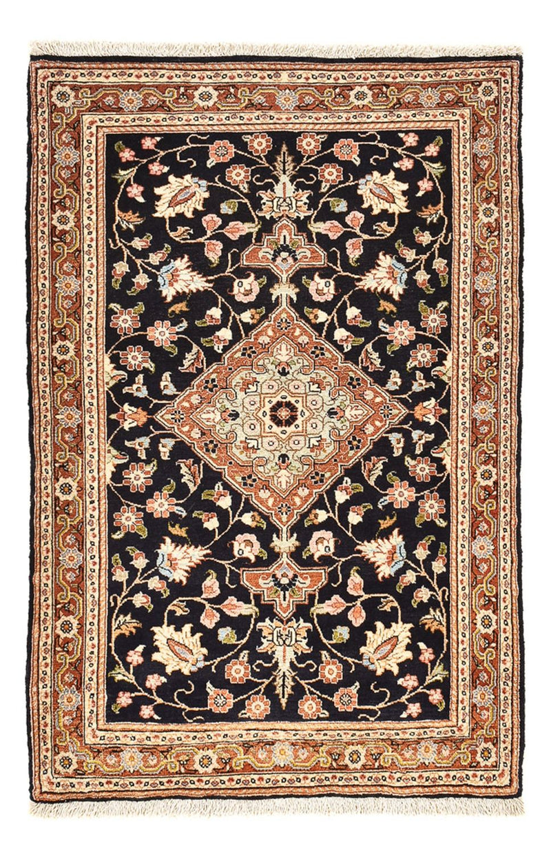 Tappeto Persero - Ghom - 105 x 70 cm - blu scuro