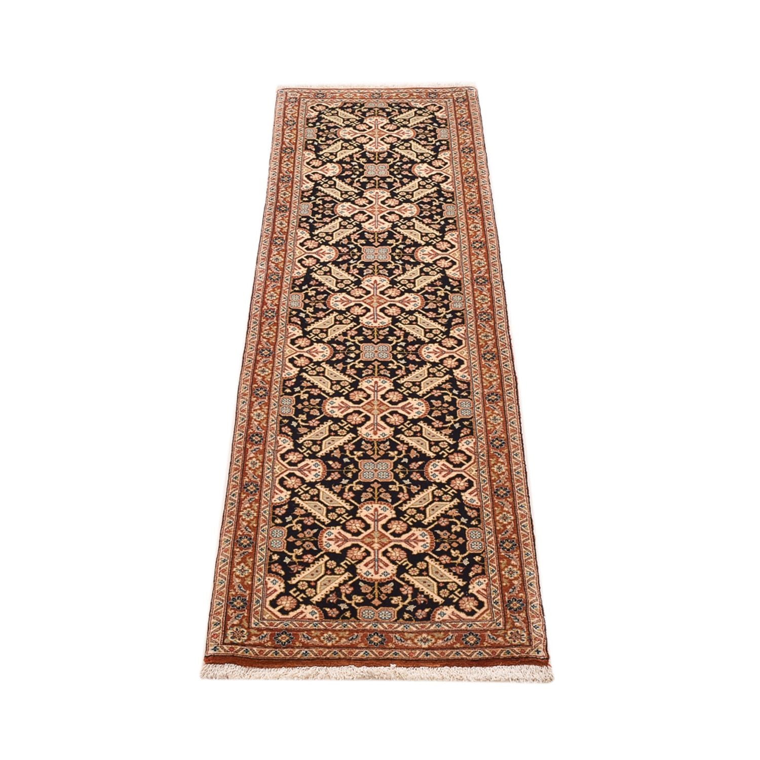Tappeto corsia Tappeto Persero - Ghom - Reale - 197 x 51 cm - beige scuro