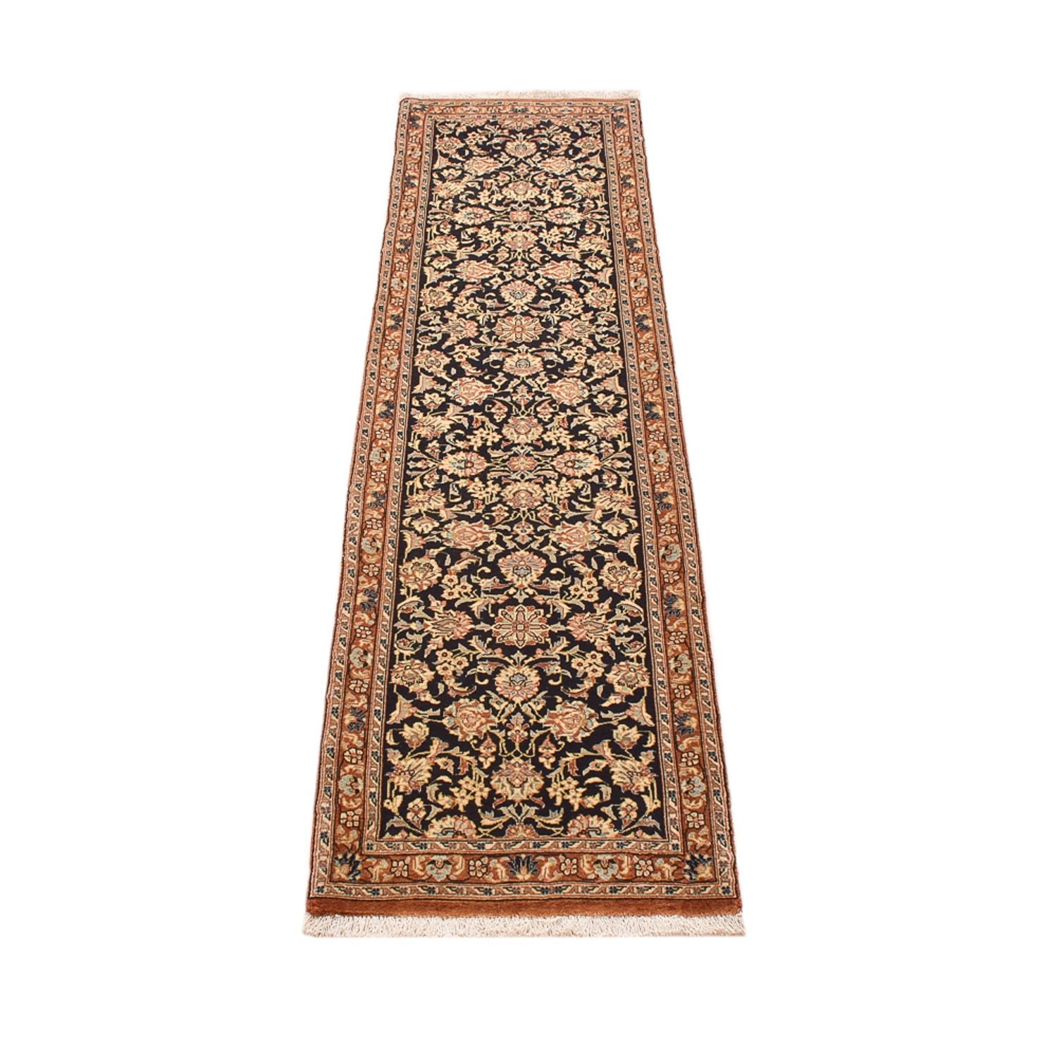 Tappeto corsia Tappeto Persero - Ghom - Reale - 210 x 50 cm - beige scuro