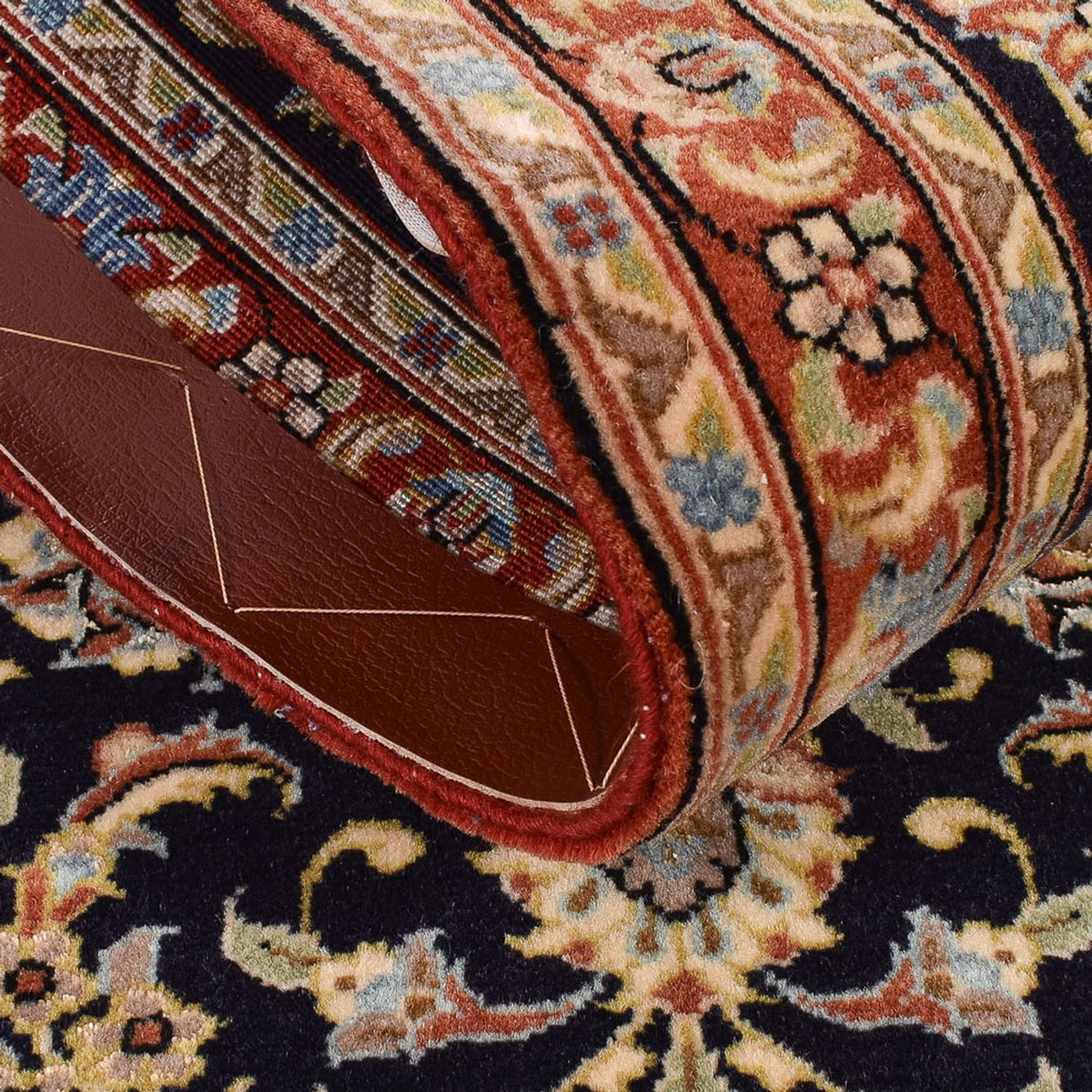 Tappeto corsia Tappeto Persero - Ghom - Reale - 200 x 50 cm - beige scuro