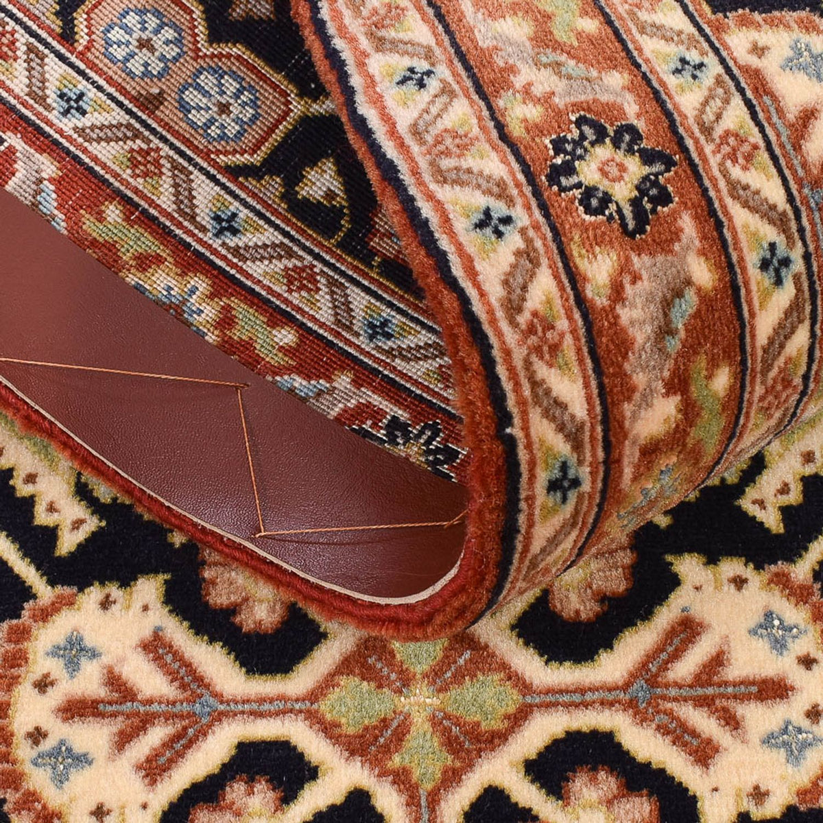 Tappeto corsia Tappeto Persero - Ghom - Reale - 205 x 50 cm - beige scuro