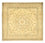 Tappeto Persero - Tabriz - Reale quadrato  - 200 x 190 cm - giallo