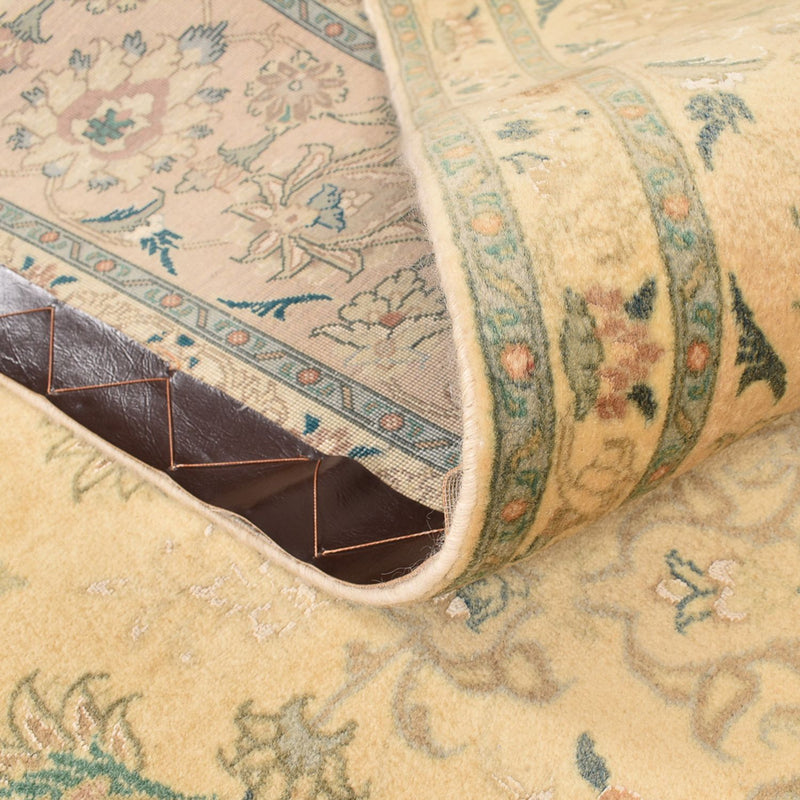 Tappeto Persero - Tabriz - Reale quadrato  - 200 x 190 cm - giallo