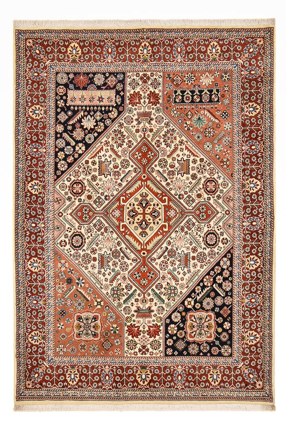 Tappeto Gabbeh - Kashkuli Persero - 215 x 146 cm - multicolore