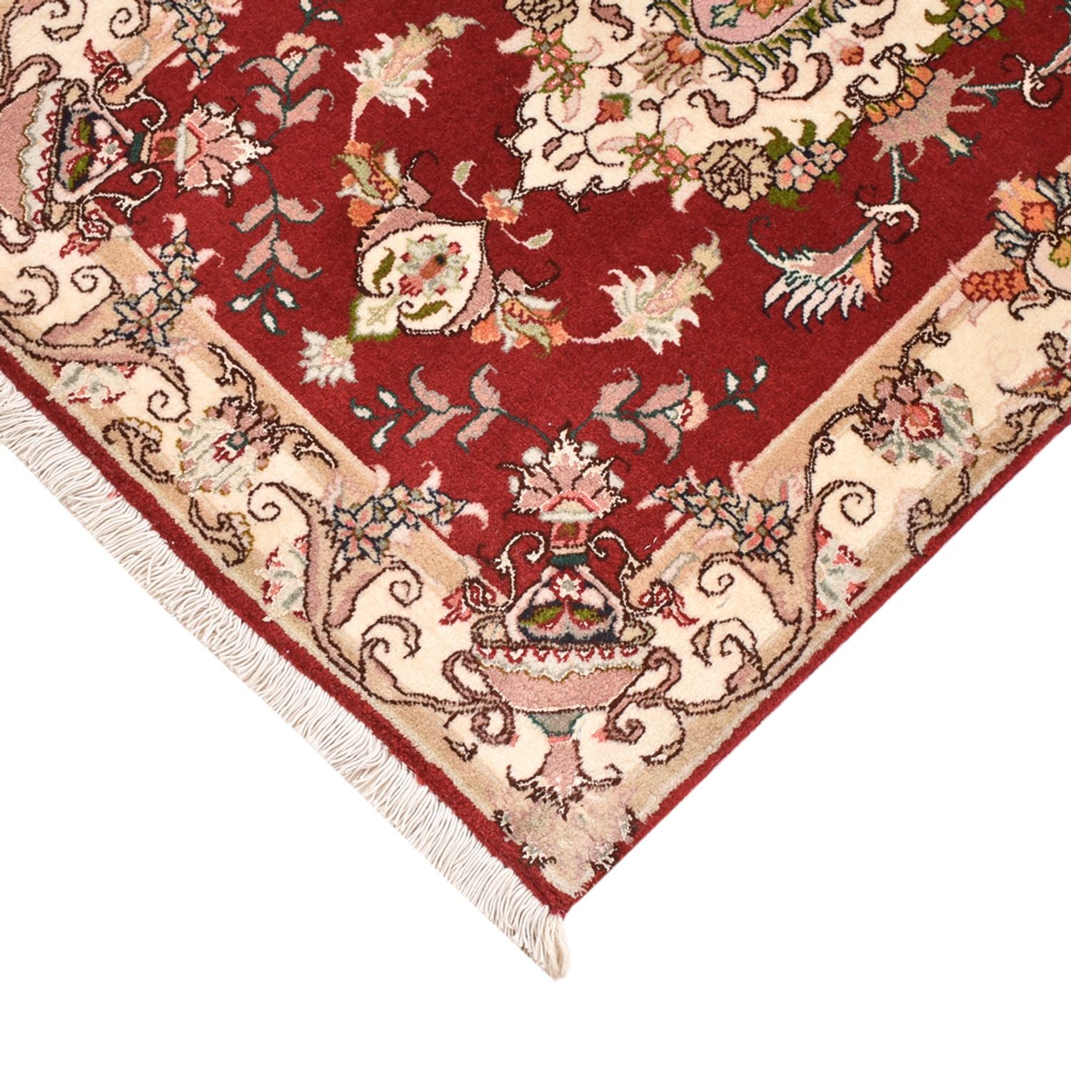 Tappeto Persero - Tabriz - Reale - 90 x 58 cm - rosso