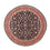 Tappeto Persero - Bidjar rotondo  - 200 x 200 cm - rosso scuro
