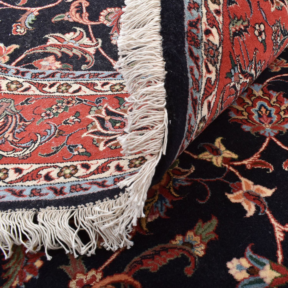 Tappeto Persero - Bidjar rotondo  - 200 x 200 cm - rosso scuro