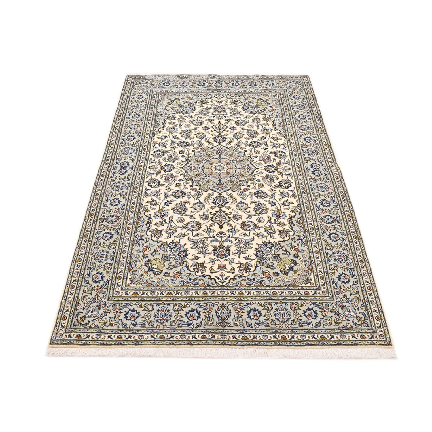 Tappeto Persero - Keshan - 220 x 140 cm - grigio chiaro