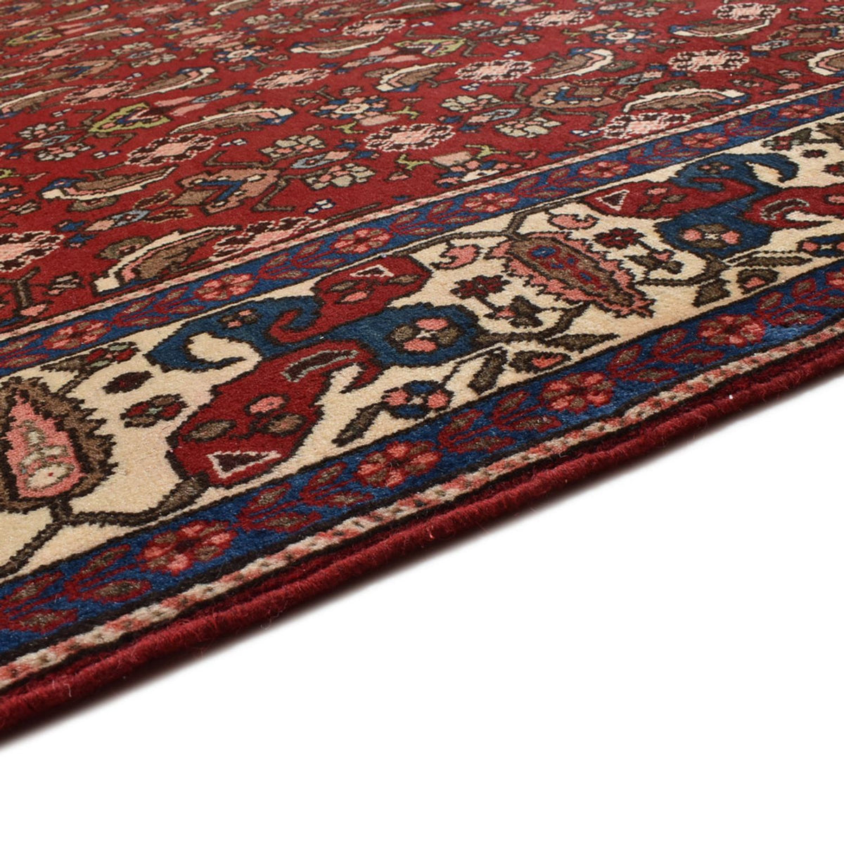 Tappeto Persero - Bidjar - 316 x 204 cm - rosso scuro