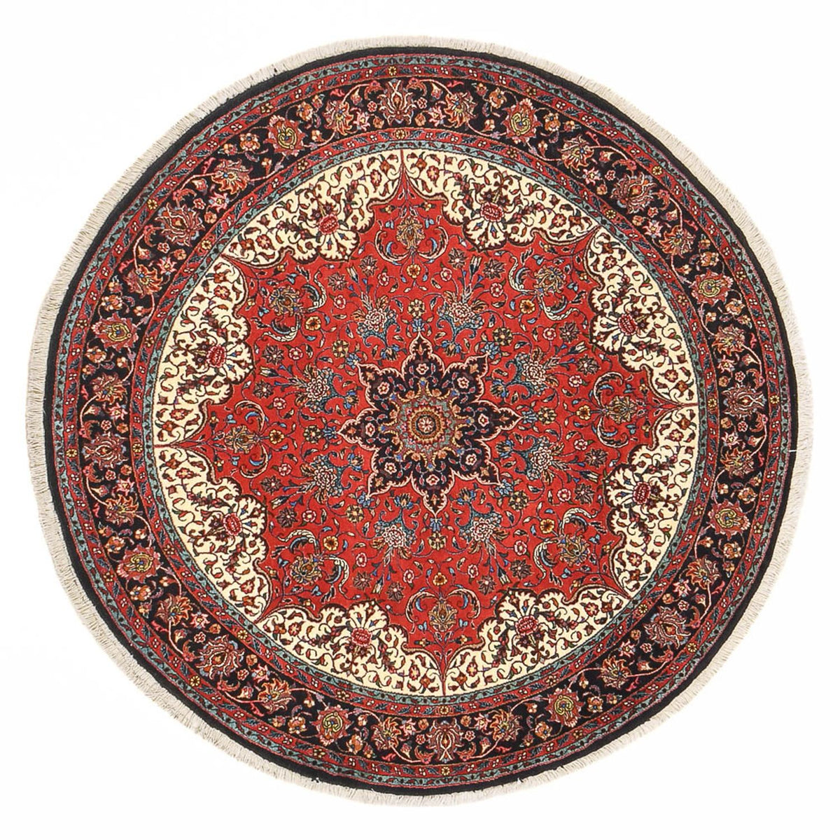Tappeto Persero - Bidjar rotondo  - 150 x 150 cm - rosso