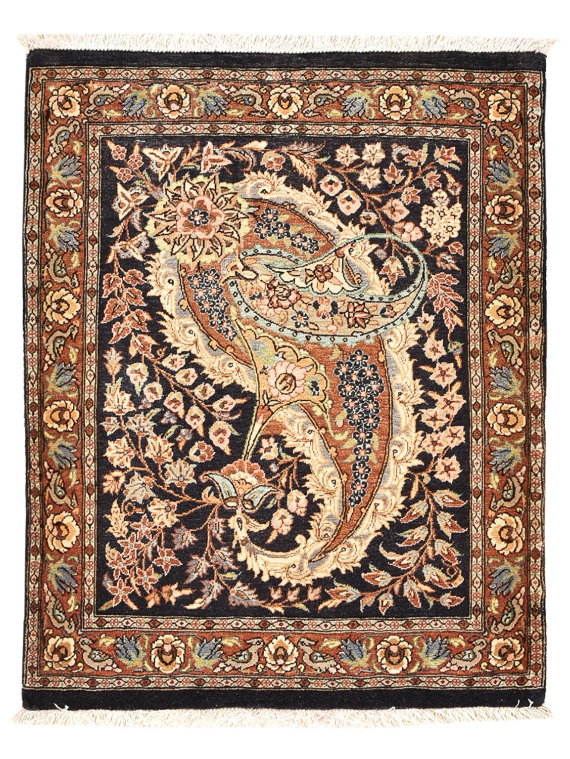 Tappeto Persero - Ghom - 77 x 60 cm - multicolore
