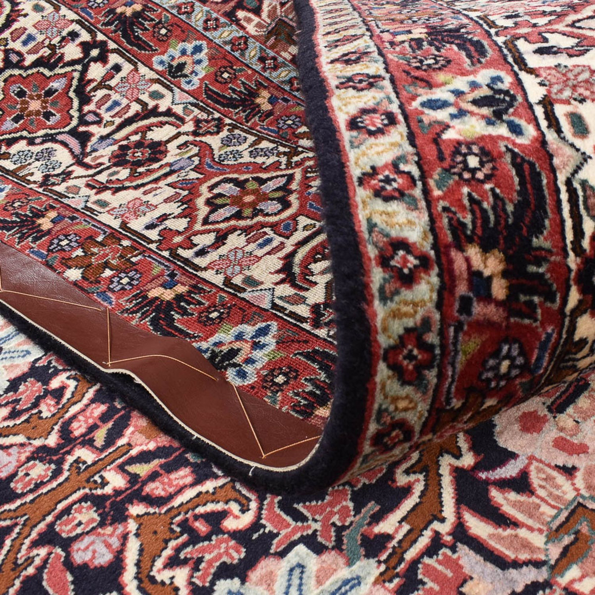 Tappeto Persero - Bidjar - 247 x 204 cm - rosso scuro