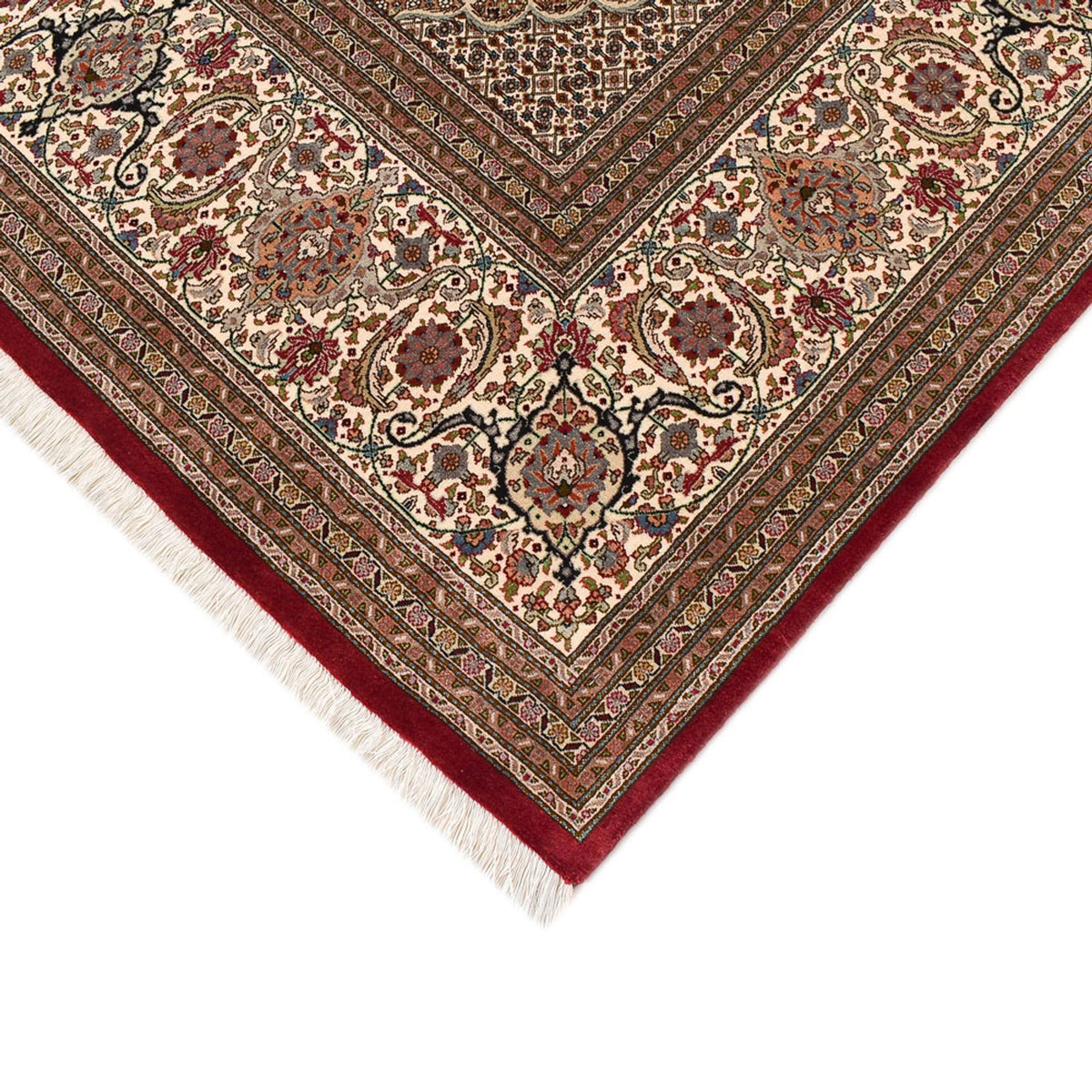 Tappeto Persero - Tabriz - Reale - 410 x 302 cm - beige scuro