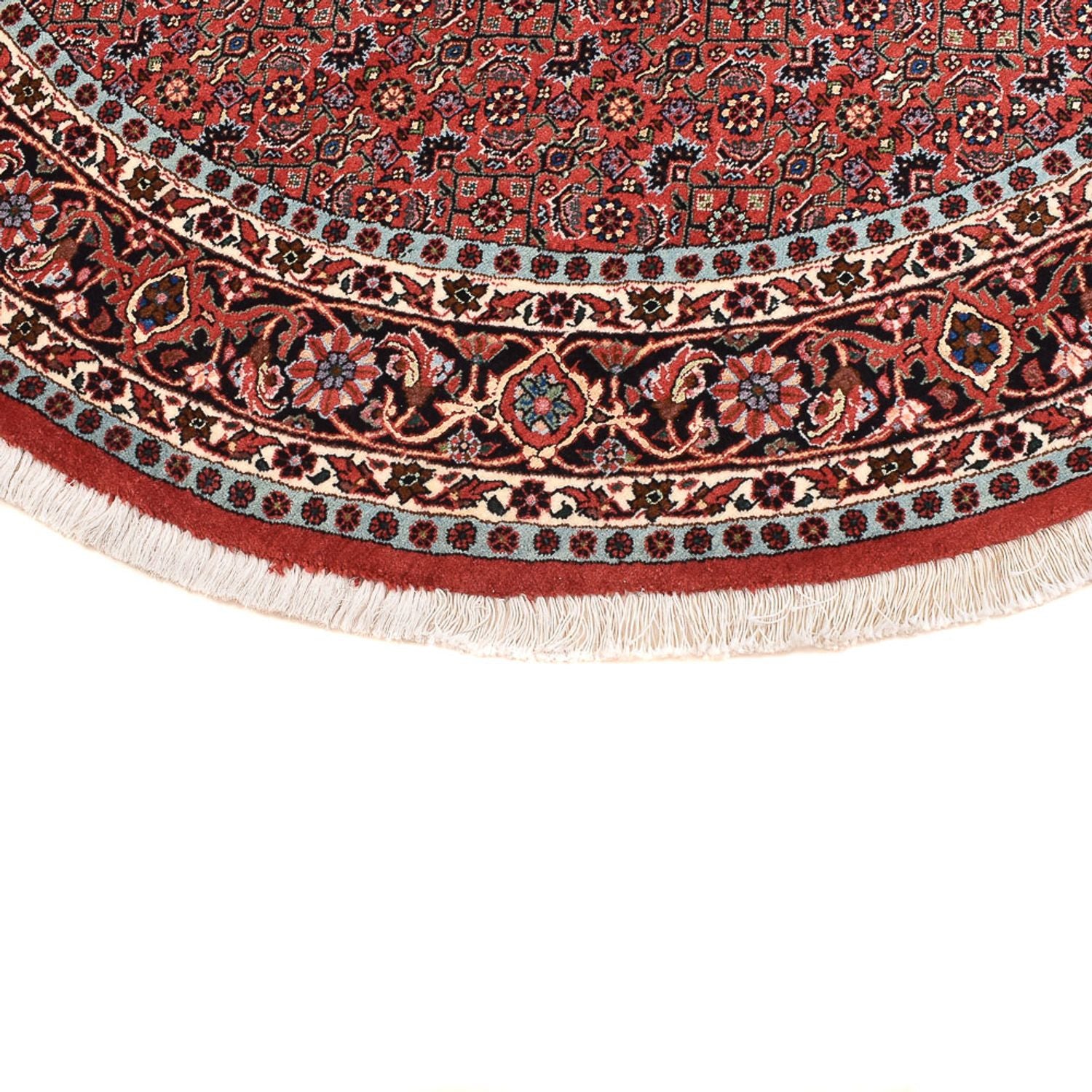 Tappeto Persero - Bidjar rotondo  - 150 x 150 cm - rosso scuro