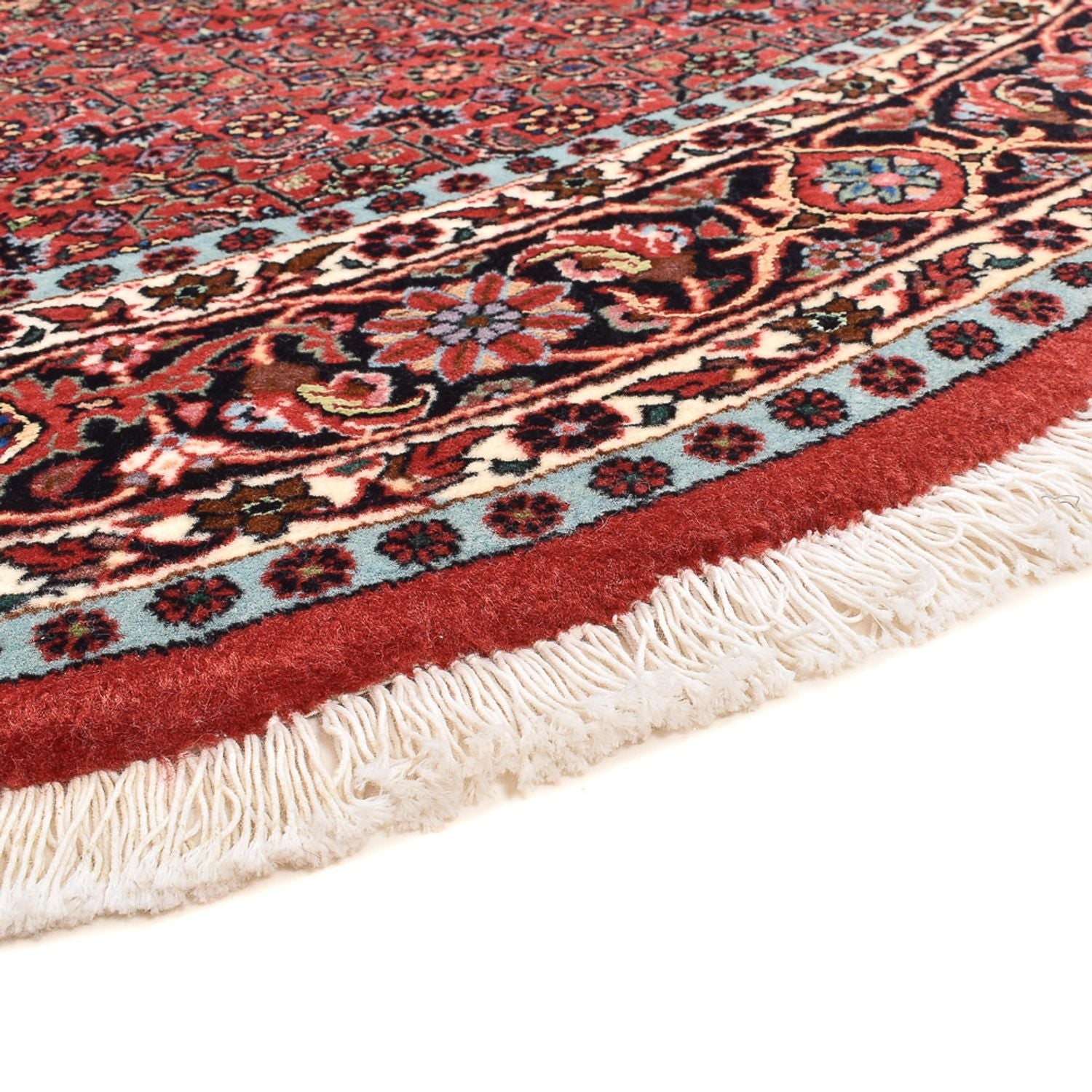 Tappeto Persero - Bidjar rotondo  - 150 x 150 cm - rosso scuro