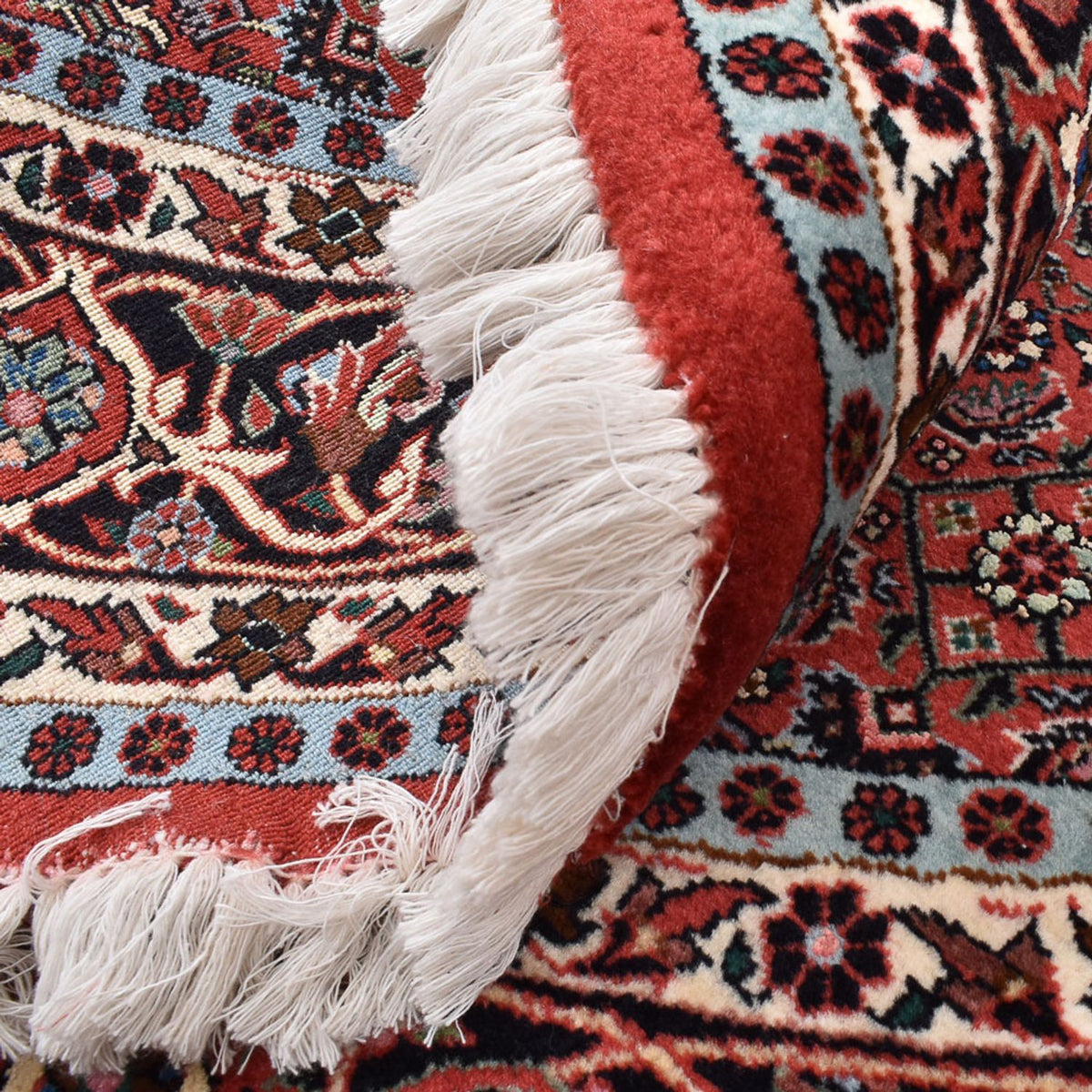 Tappeto Persero - Bidjar rotondo  - 150 x 150 cm - rosso scuro