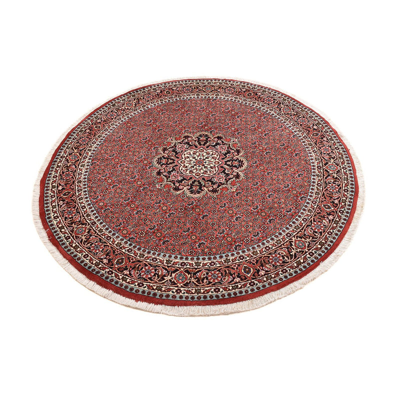 Tappeto Persero - Bidjar rotondo  - 150 x 150 cm - rosso scuro