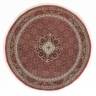 Tappeto Persero - Bidjar rotondo  - 150 x 150 cm - rosso scuro