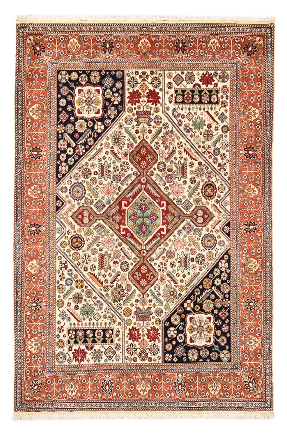 Tappeto Gabbeh - Kashkuli Persero - 216 x 148 cm - multicolore