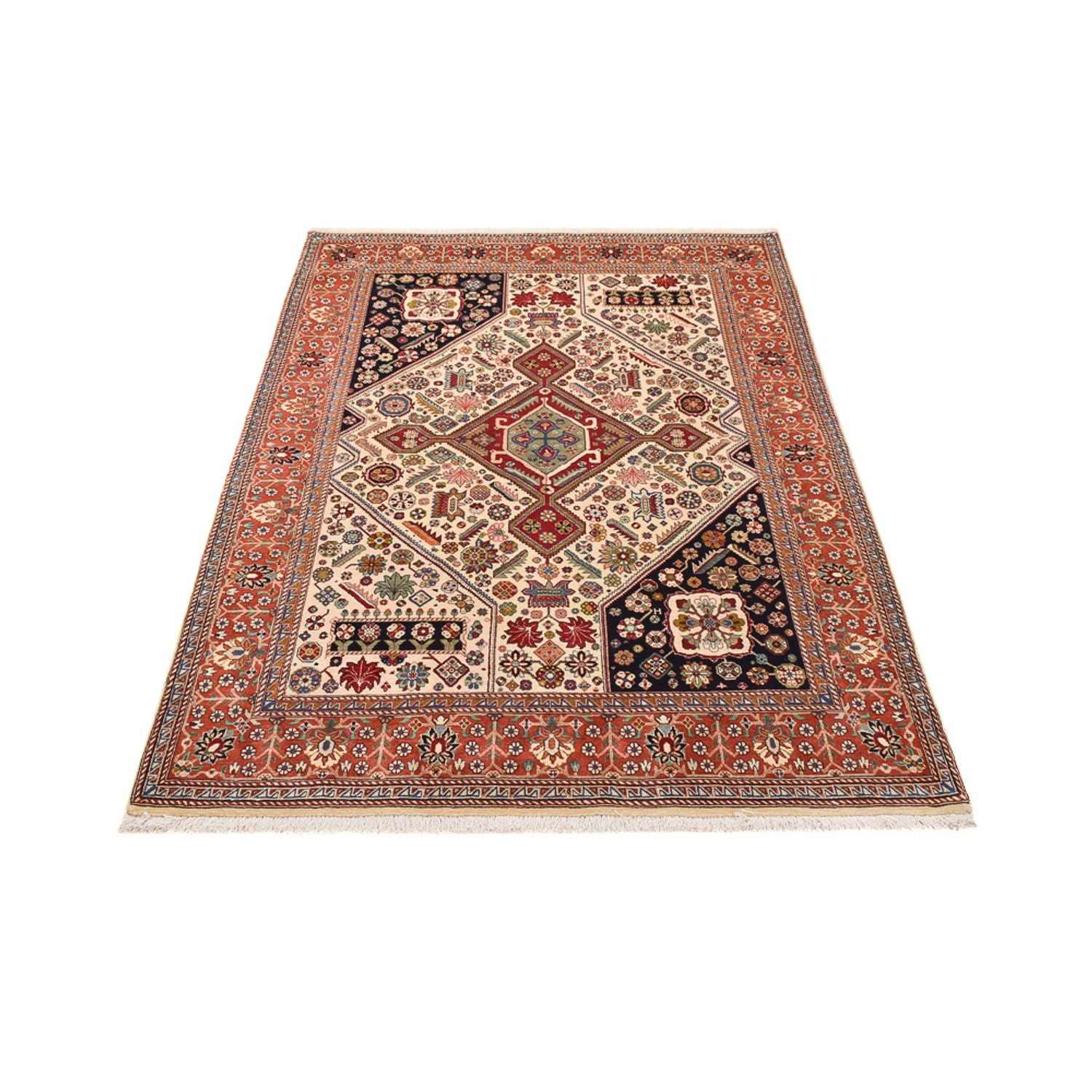 Tappeto Gabbeh - Kashkuli Persero - 216 x 148 cm - multicolore