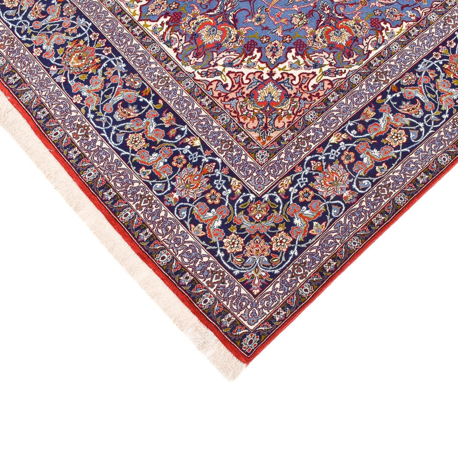 Tappeto Persero - Isfahan - Premio - 245 x 154 cm - blu