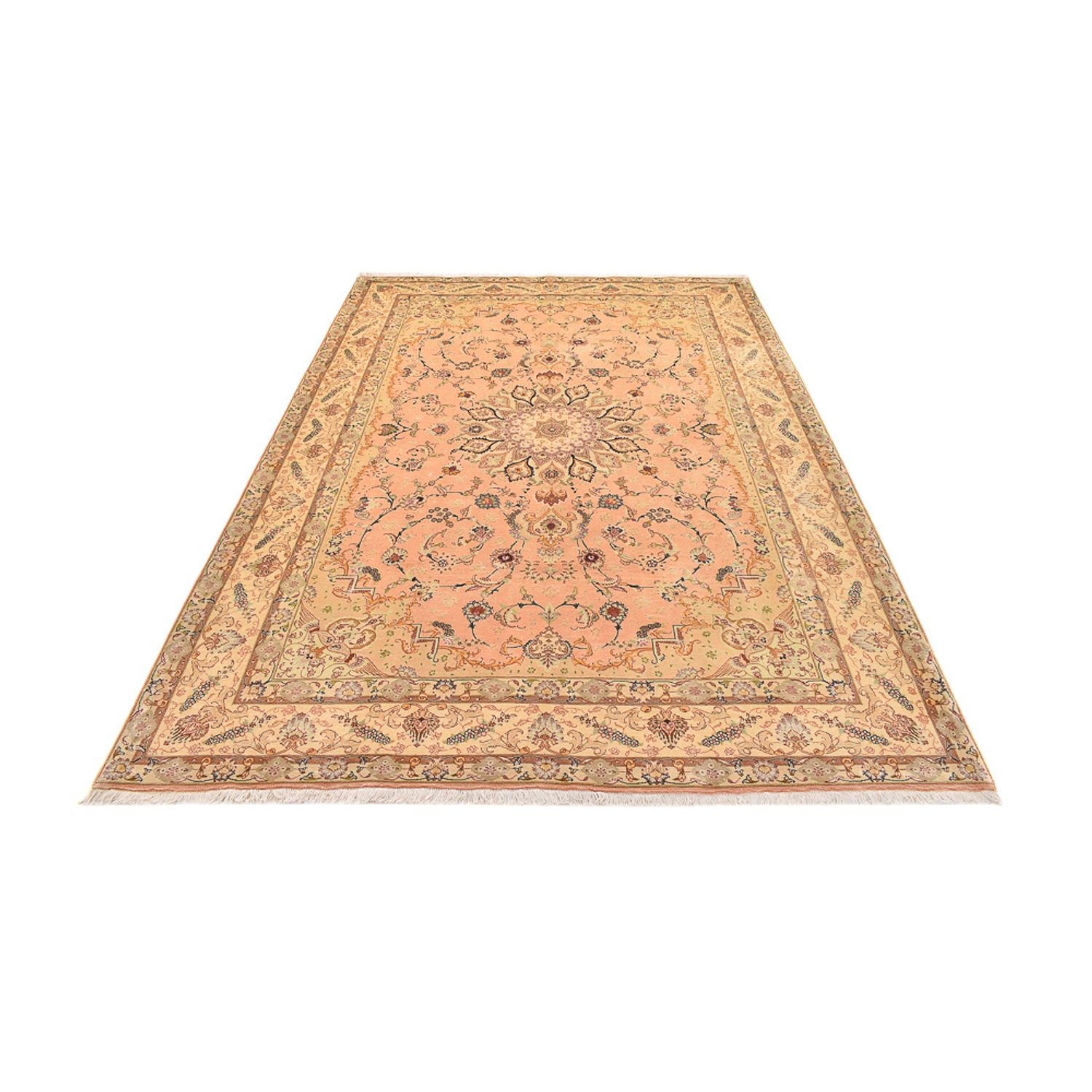 Tappeto Persero - Tabriz - Reale - 294 x 203 cm - giallo