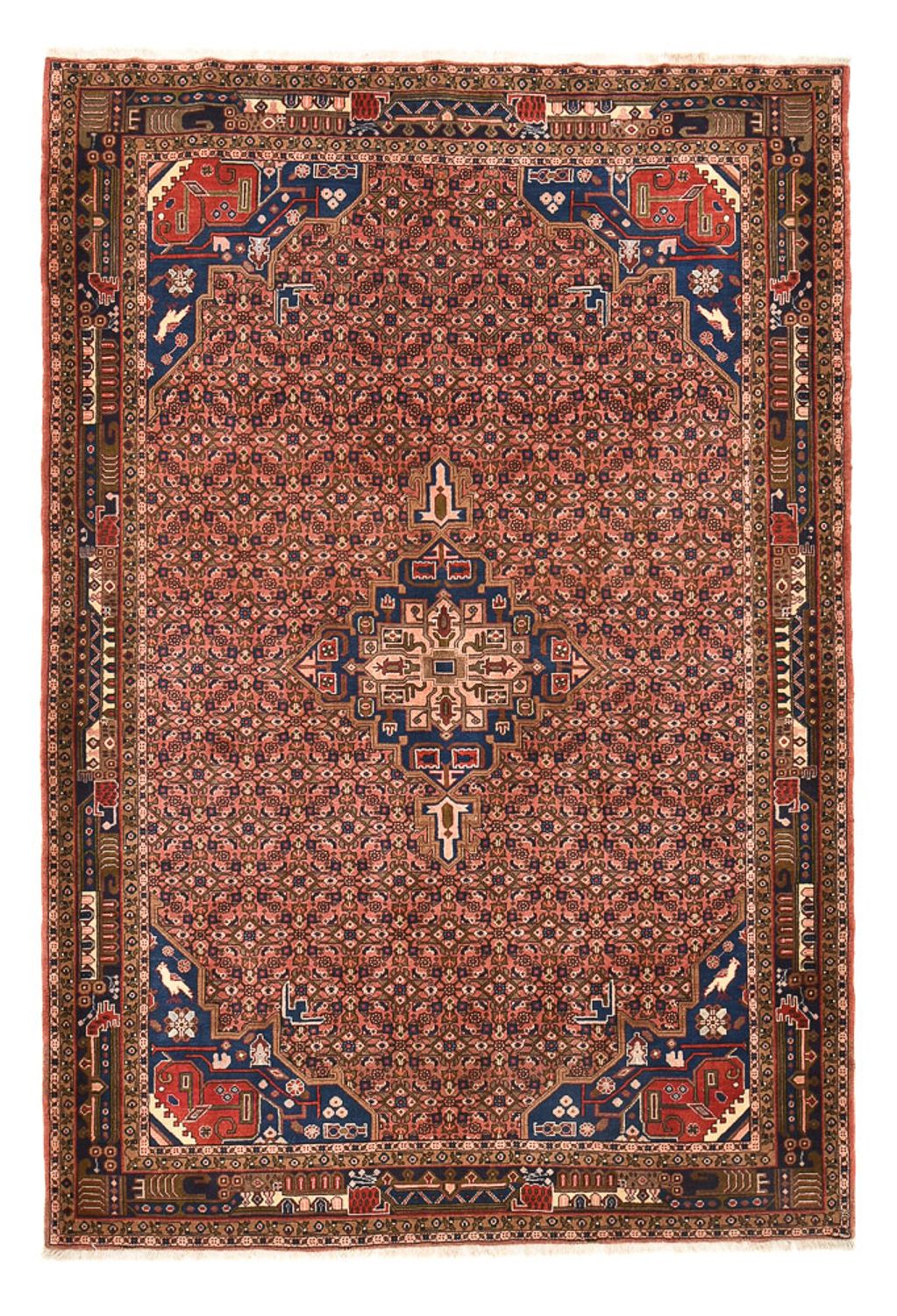 Tappeto Persero - Nomade - 286 x 206 cm - rosso scuro