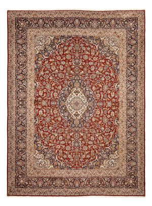 Tappeto Persero - Keshan - Reale - 412 x 303 cm - rosso scuro