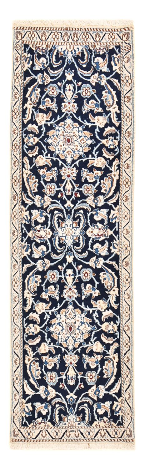 Tappeto corsia Tappeto Persero - Nain - Reale - 185 x 56 cm - blu scuro