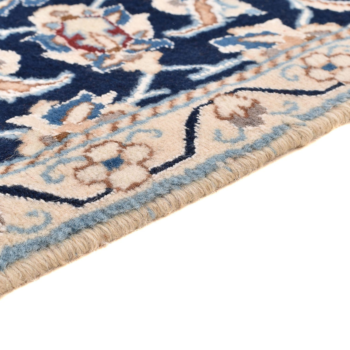 Tappeto corsia Tappeto Persero - Nain - Reale - 185 x 56 cm - blu scuro