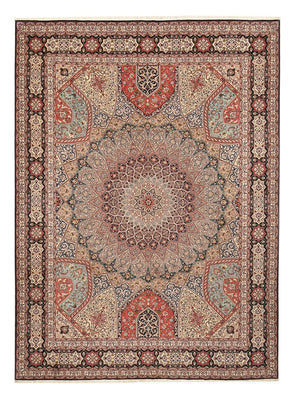 Tappeto Persero - Tabriz - Reale - 400 x 303 cm - beige scuro