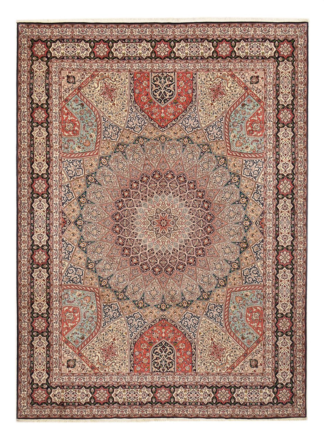 Tappeto Persero - Tabriz - Reale - 400 x 303 cm - beige scuro