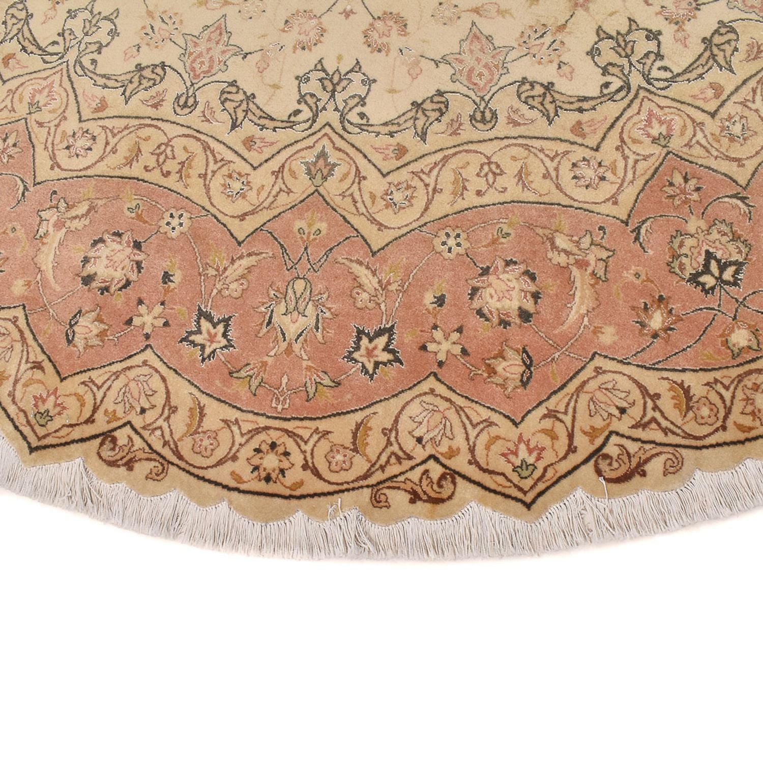 Tappeto Persero - Tabriz - Premio rotondo  - 310 x 310 cm - beige