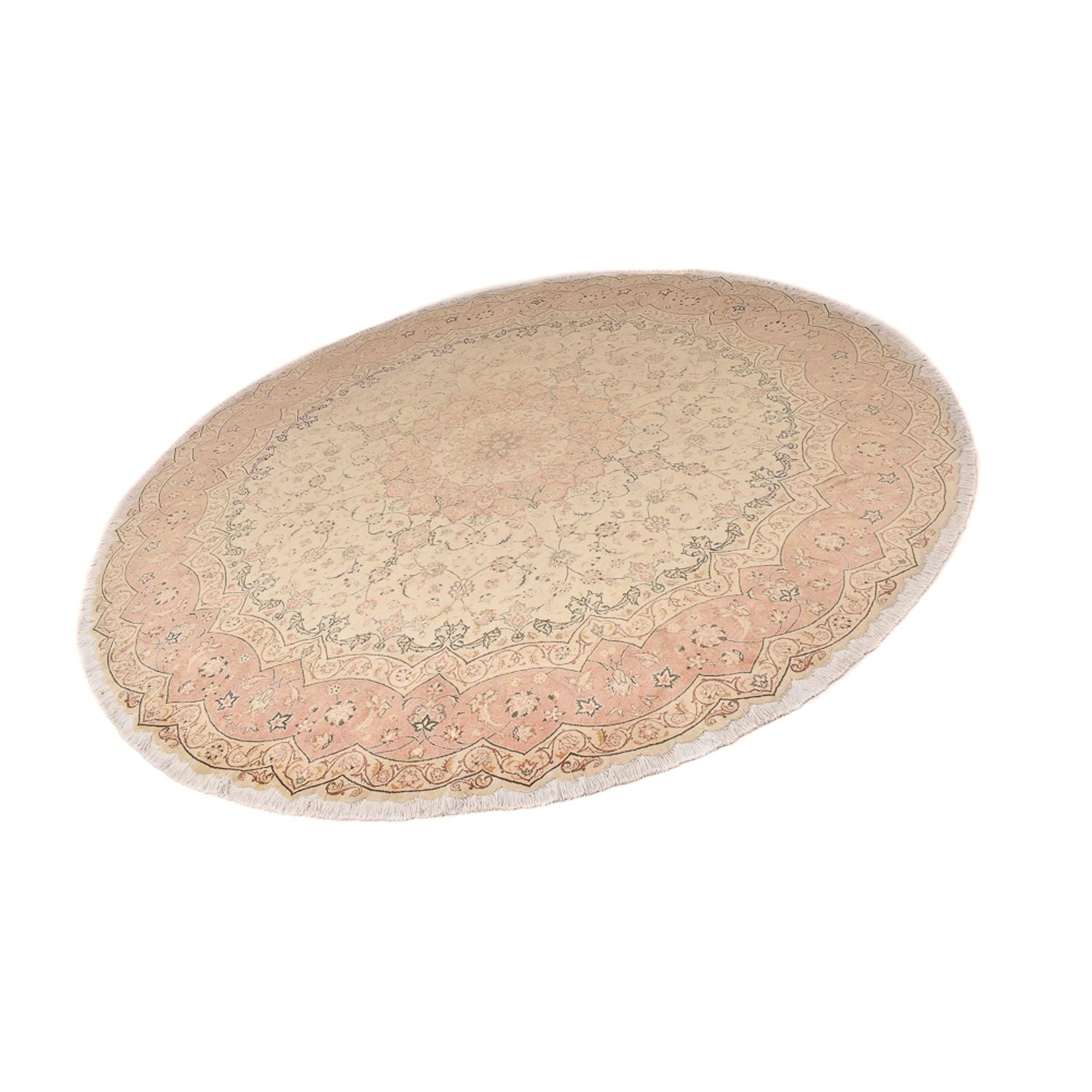 Tappeto Persero - Tabriz - Premio rotondo  - 310 x 310 cm - beige