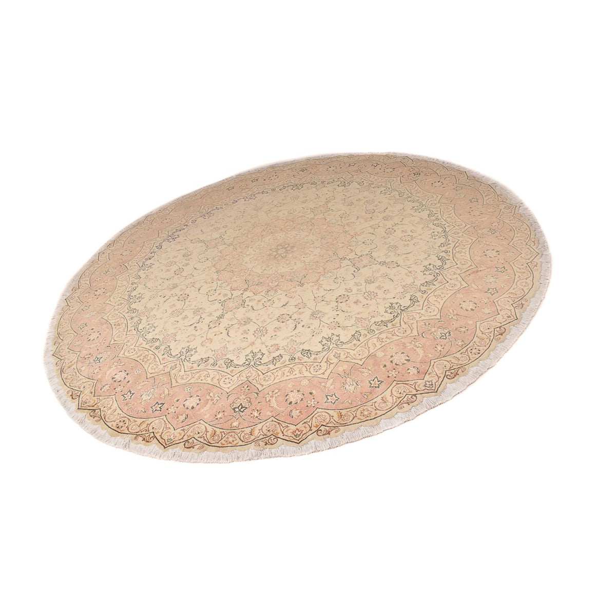 Tappeto Persero - Tabriz - Premio rotondo  - 310 x 310 cm - beige