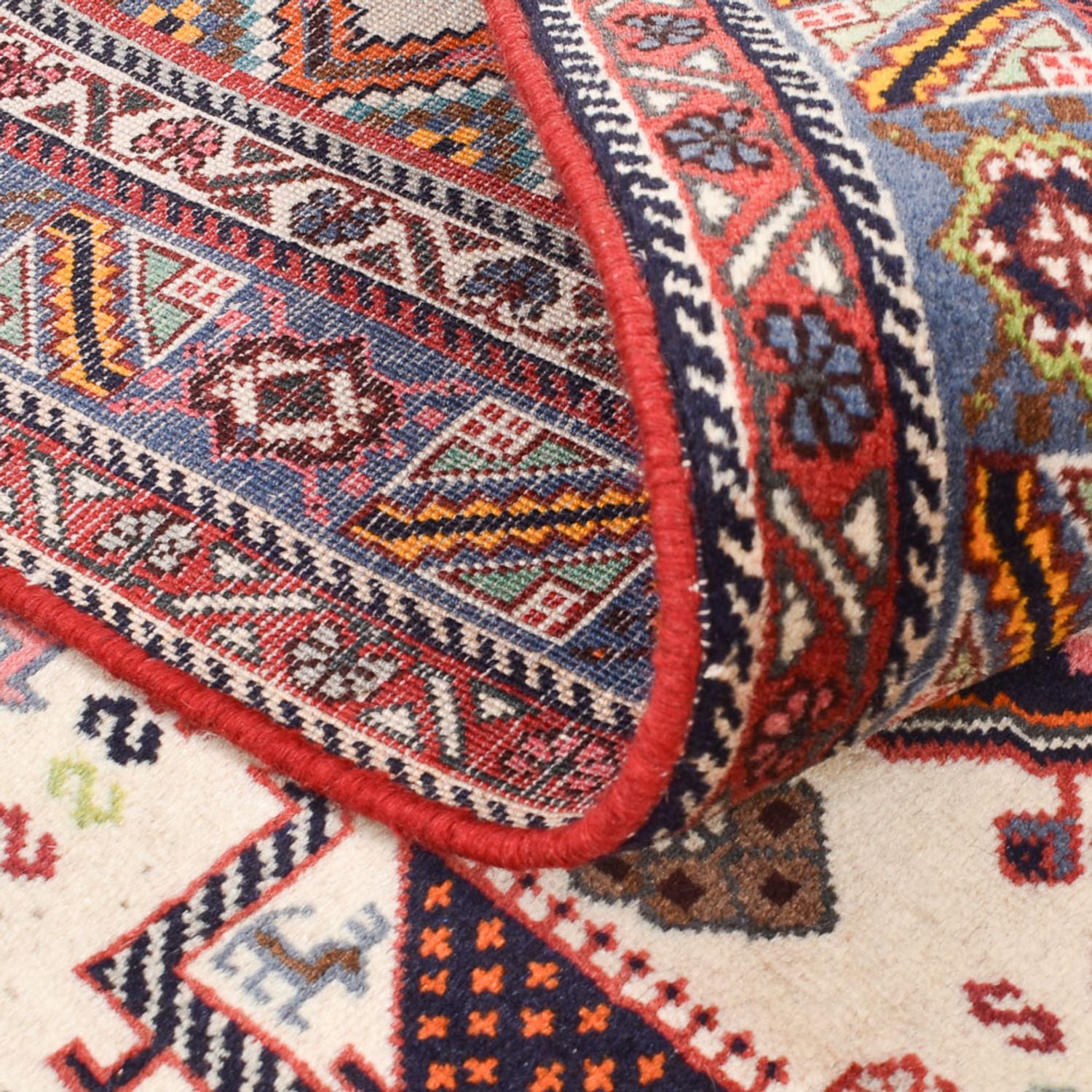 Tappeto Gabbeh - Kashkuli Persero - 197 x 140 cm - multicolore