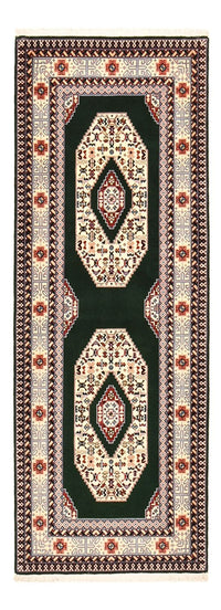 Tappeto corsia Tappeto Persero - Tabriz - Reale - 202 x 74 cm - blu scuro