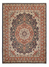 Tappeto Persero - Ghom - 301 x 221 cm - blu scuro