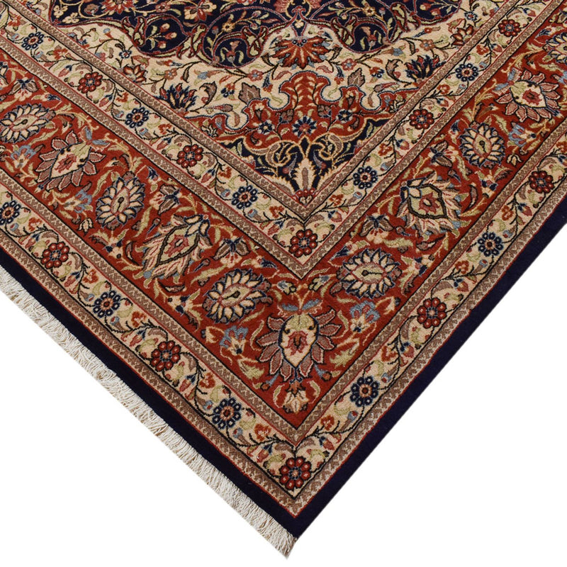 Tappeto Persero - Ghom - 301 x 221 cm - blu scuro