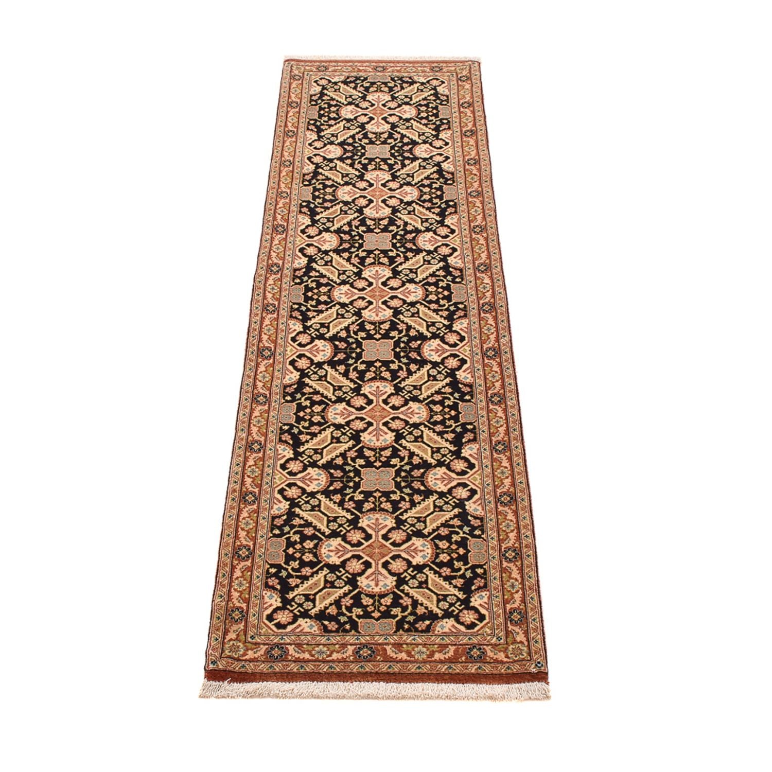 Tappeto corsia Tappeto Persero - Ghom - Reale - 200 x 51 cm - beige scuro